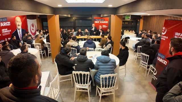 BELEDİYE BAŞKAN ADAYI PÜSKÜLLÜ, GENÇLERLE BULUŞTU