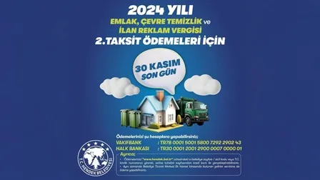 HENDEK BELEDİYESİNDEN UYARI: SON GÜN 30 KASIM