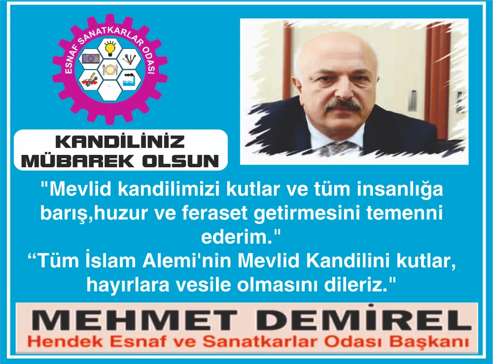 KANDİLİMİZ MÜBAREK OLSUN