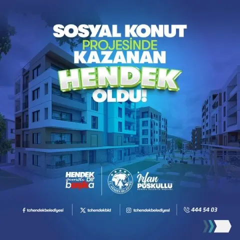 TOPLU KONUT HAMLESİNDE KAZANAN HENDEK OLDU