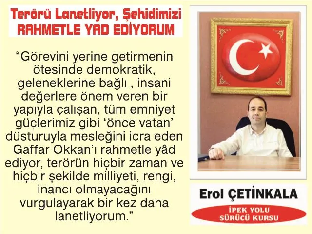 TERÖRÜ LANETİYORUM