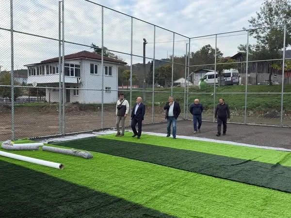 KÖPRÜBAŞI SPOR KOMPLEKSİNDE ÇALIŞMALAR BİTME NOKTASINDA