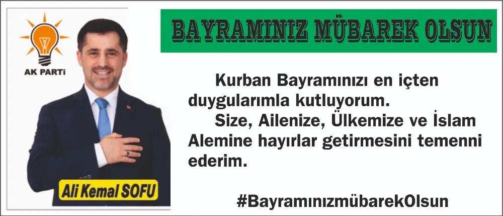 BAYRAMINIZ MÜBAREK OLSUN