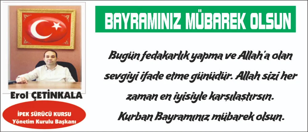 BAYRAMINIZ MÜBAREK OLSUN