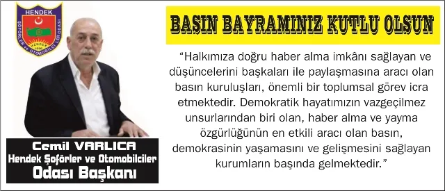 BASIN BAYRAMINIZ KUTLU OLSUN