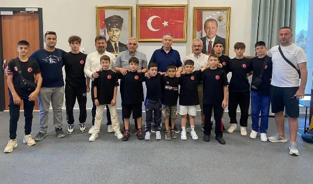 İNCİ VE SPORCULARIMIZ ALMANYA YOLUNDA