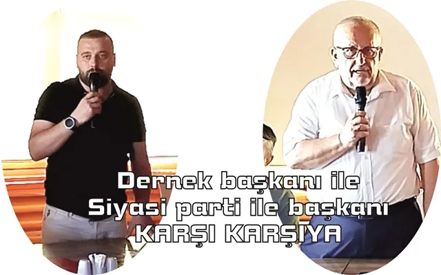  AK PARTİ İLÇE BAŞKANI ADEM ÖZ, DERNEK BAŞKANI BEKTAŞ