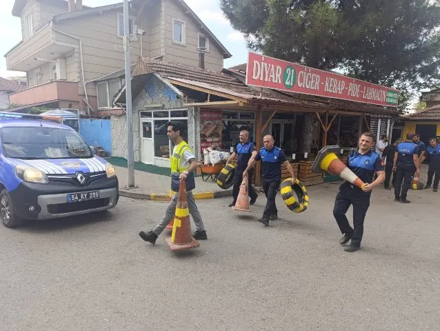Zabıta ekiplerinin denetimleri devam ediyor. 